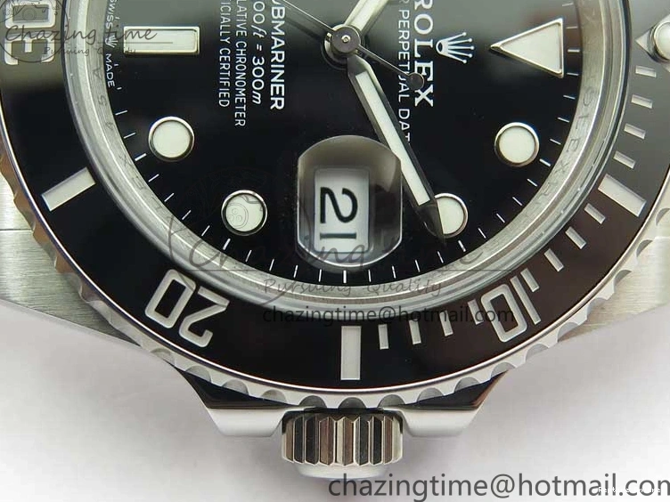0407 Packable Submariner 41mm 126610 LN BP Maker Black Dial on SS Bracelet A 2612
